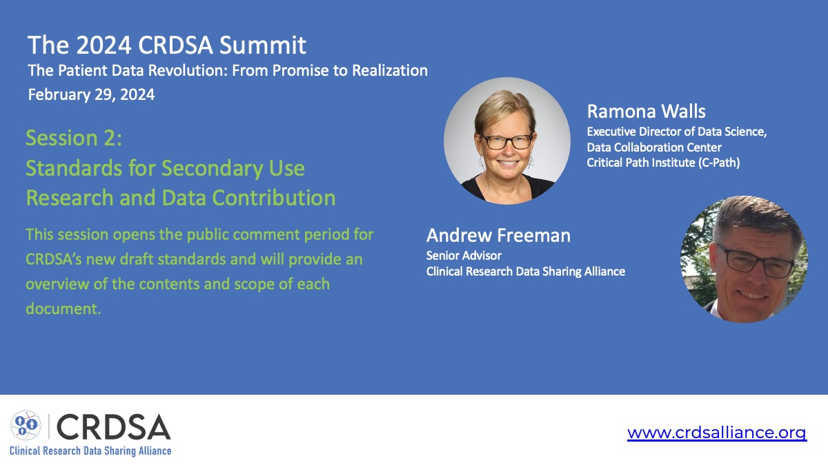 CRDSA Summit_Standards for Secondary Research and Data Contributions_Feb 2024