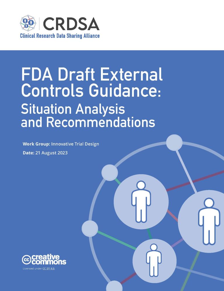 FDA Draft External Controls Guidance - Clinical Research Data Sharing ...